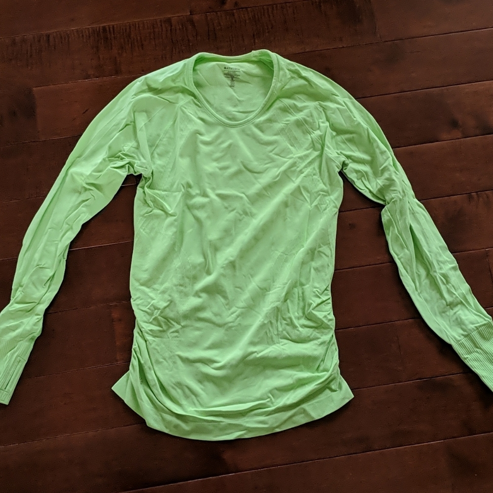 Athleta long sleeve workout top
